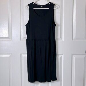 Old Navy, Black Sleeveless Dress, Empire Waist, size XL, soft